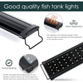 thumbnail image 4 of Aquarium Light Full Spectrum LED Fish Tank Lights - Adjustable Multi-Color LEDs with Extendable Brackets W-W for Freshwater Plants (W(-)), 4 of 7