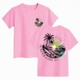 thumbnail image 3 of NOLDARES Girls Short Sleeve print T Shirts Athletic Crewneck Basic Tees for Kids(Pink,11-12 Years), 3 of 6