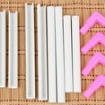 thumbnail image 2 of KAKOWELY embroidery frame 8pcs Portable Embroidery Frame Cross Stitch Frame Durable PVC Hand Held Embroidery Rack (25x35cm Random Color)13.78"X9.84"X0.79", 2 of 5