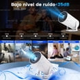 thumbnail image 4 of Mini Proyector Hy300 Pro Gearelec Profesional 1080P 4k Wifi 12000LM Color Blanco Portátil Smart Tv, 4 of 5