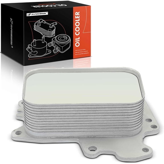 A-Premium Engine Oil Cooler Compatible with Chevrolet Colorado & GMC Canyon, 2016 2017 2018 2019 2020, 2.8L, 4WD