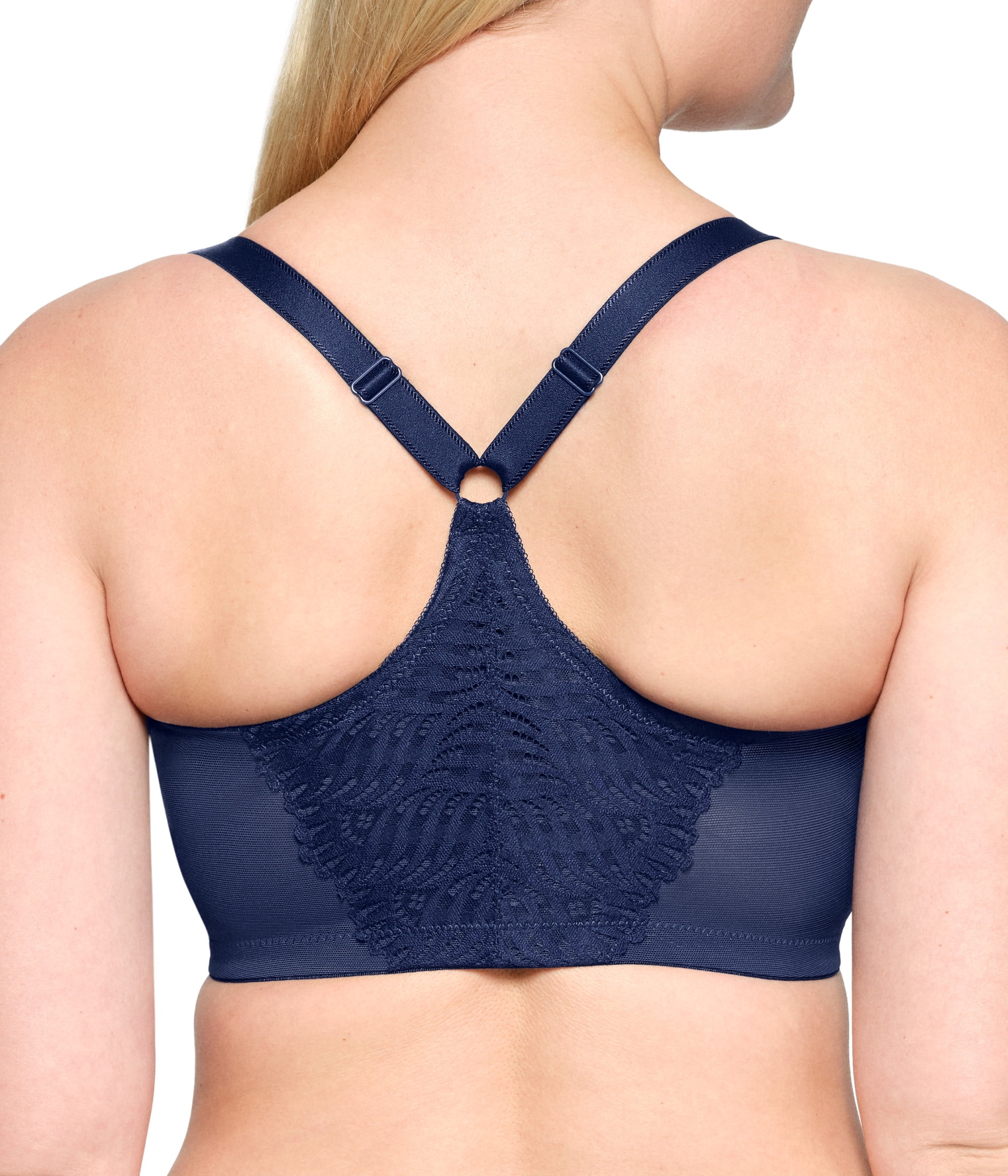 Glamorise Front-Closure T-Back WonderWire Underwire Bra 1246 (Women's & Women's Plus)