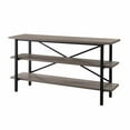 thumbnail image 4 of Evelyn&Zoe Holloway Rectangular TV Stand for TV's up to 65", Gray Oak, 4 of 8