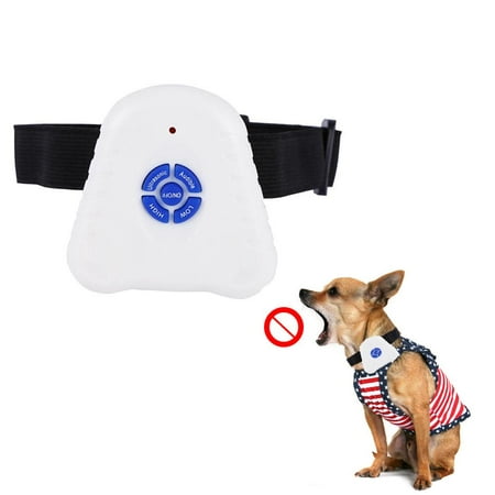 HURRISE Ultrasonic Anti Barking Control Dog Training Collar Dog Pet No Barking Training Device Collar Outdoor/Indoor For Small