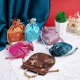 thumbnail image 4 of 12 Pcs Silk Drawstring Jewelry Bags 4.7x5.5 Flower Embroidered Brocade Bags Chinese Silk Jewelry Bags Gift Wrapping Pouches Purse Bag for Wedding Party Favors Packaging 12 Colors, 4 of 9