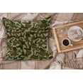 thumbnail image 2 of Camouflage Fluffy Throw Pillow Cushion Cover, Squad Uniform Design with Vivid Color Scheme Hunting Camouflage Pattern, Rectangle Accent Pillow Case, 36" x 16", Green Brown Khaki, by Ambesonne, 2 of 5