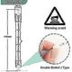 thumbnail image 2 of 5pcs Light Bulbs Adjustable Halogen Light Poles R7s Halogen Light Bulbs 118mm, 500w 230v, R7s Halogen Light Poles 118mm, R7s Halogen, 2 of 4