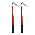 thumbnail image 4 of Miangastore Garden Weeding Tools Red 2Pcs 16.1x3.5in Steel Handheld Hoe, 4 of 9