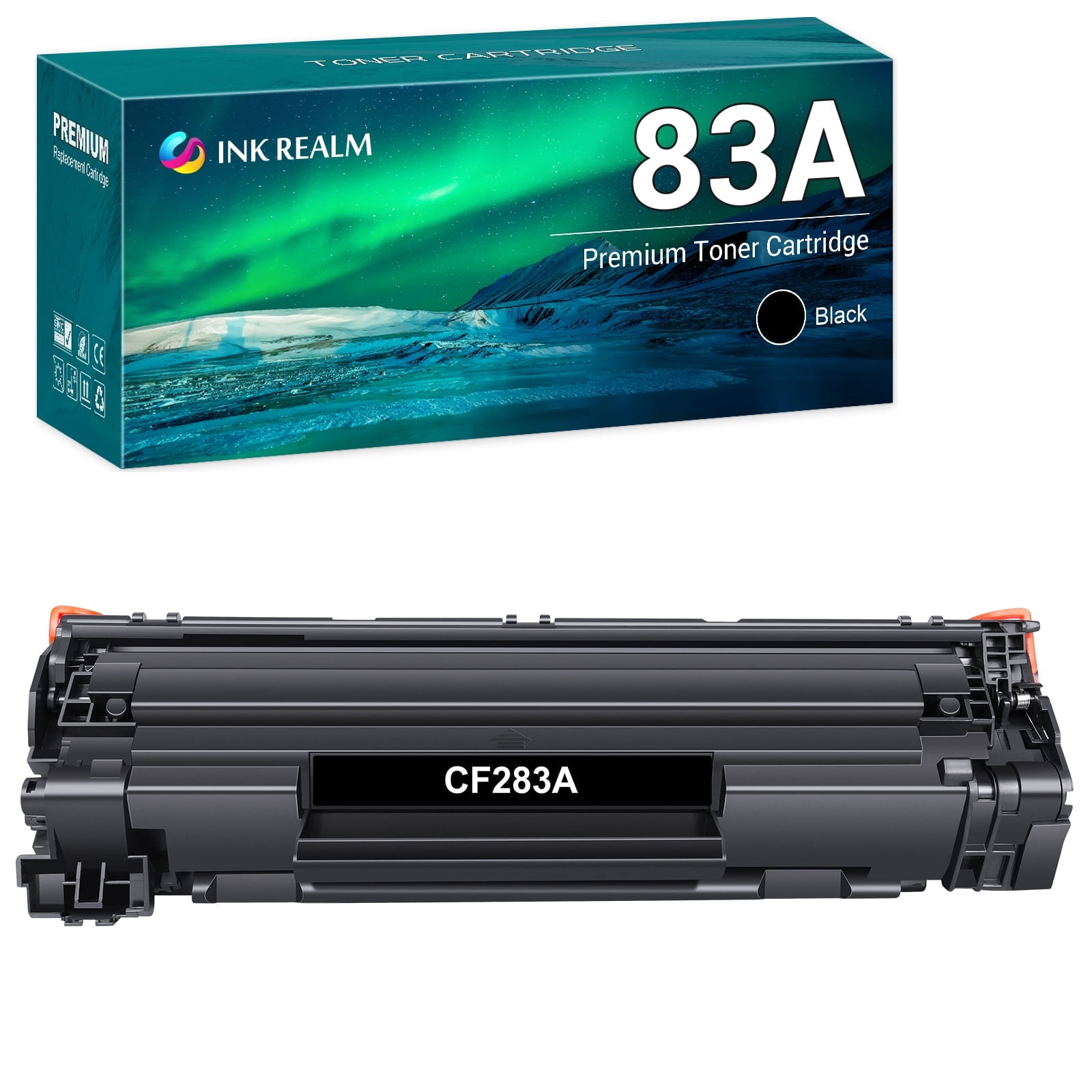83A Toner Cartridge Replacement Compatible for HP CF283A 83A for MFP M127fw M127fn M125nw M201dw M201n M225dw M125a Series Printer Ink (Black, 1-Pack)