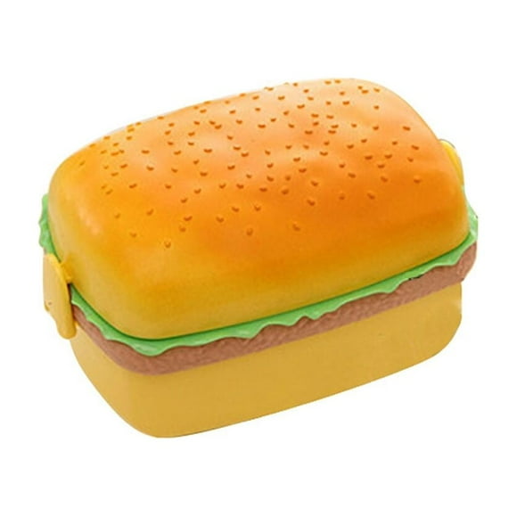 Guzom Boîtes à Lunch et Sacs - Boîte à Lunch Populaire pour Femmes et Hommes avec Fourchette pour Femmes et Hommes Jaune
