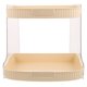 thumbnail image 1 of Organizador de maquillaje de gran capacidad: soporte organizador de sobremesa de 2 niveles, estante de plástico para guardar joyas, artículos de papelería y más., 1 of 5