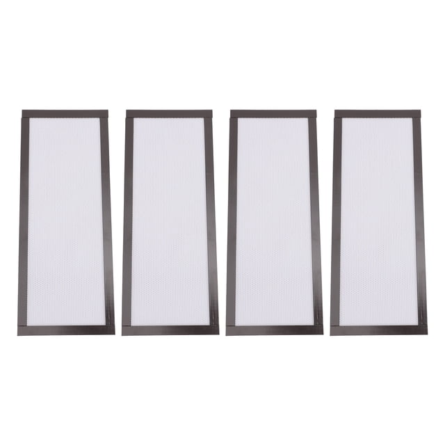 Floor Register Mesh Cover, 4pcs PVC Magnetic Vent Screen, Ultra Fine Hole Design, Easy Installation for Home Wall Ceiling, with Simple Magnetic Suction