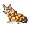 thumbnail image 7 of Haiem Vintage Wood Grain Sunflower A for Winter Dog Hoodie Sweatshirts with Pockets Warm Dog Clothes for Small Dogs Chihuahua-X-Large, 7 of 7