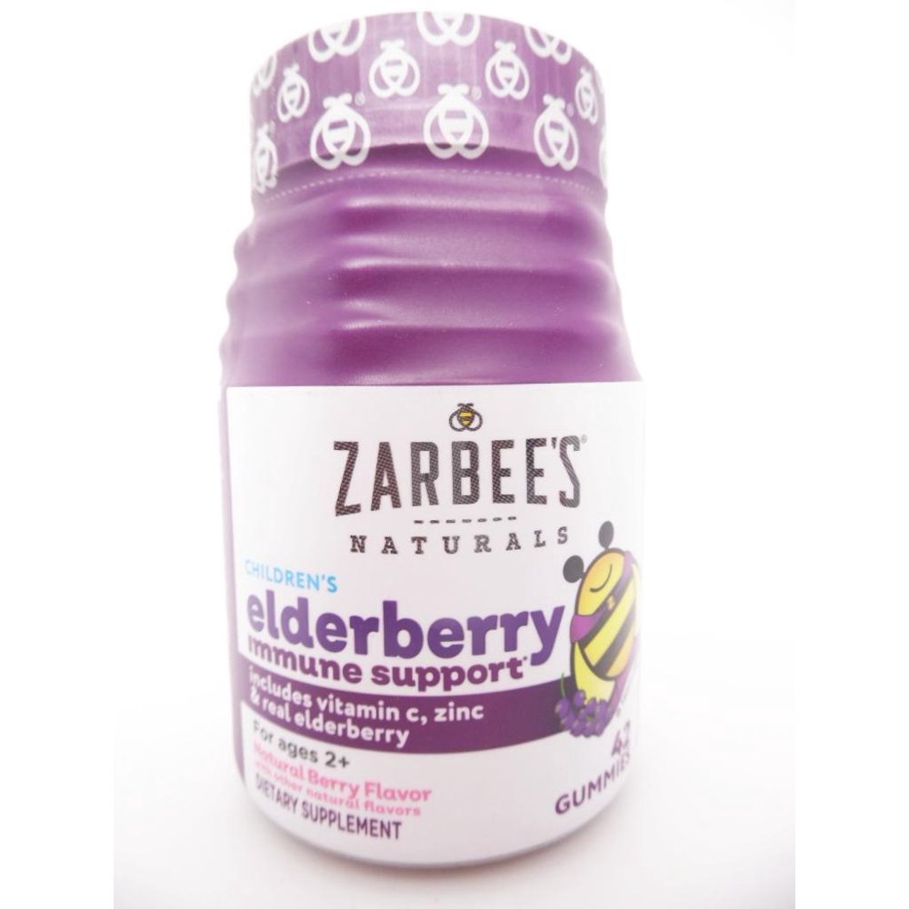 Children's Zarbee's Naturals Elderberry Gummies Immune Support 42ct