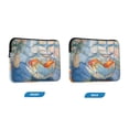 thumbnail image 7 of FORMRS 13"-13.3" Laptop Sleeve Protective Case Soft Carrying Quilted Computer Bag Cover, Blue Goldfish, 7 of 7
