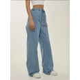 thumbnail image 3 of Corded High Waist Wide Leg Jeans, 3 of 5