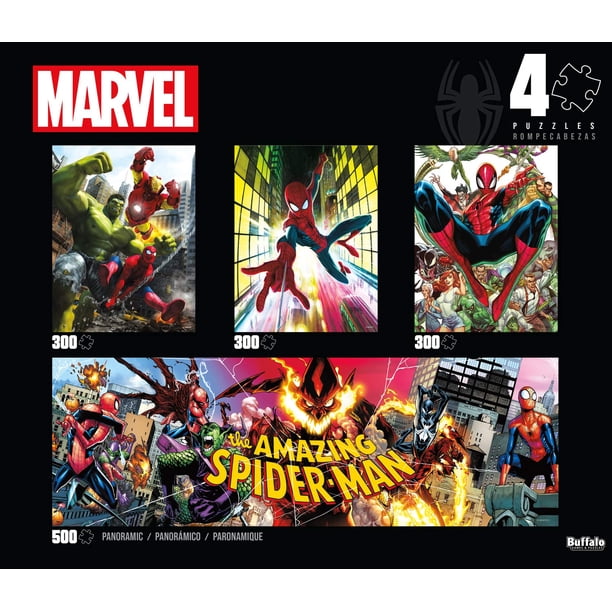 Rompecabezas Buffalo Games Marvel 4 en 1 para adultos
