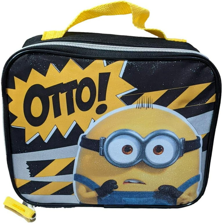 Minions Despicable Me Boys School 16 inch Backpack with Lunch Box Sets, Men's