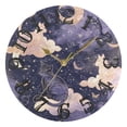 thumbnail image 5 of Cat in Moon Sky Clouds 10 inch Wall Clocks Non Ticking Easy to Read Battery Decorative for Home Bathroom Kitchen Bedroom Living Room, 5 of 8