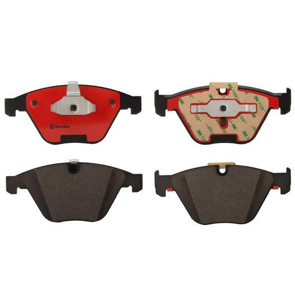 Brembo OE P06046N Front Premium NAO Ceramic Brake Pads for 2008-2013 BMW M3 and 2011 BMW 1 Series M