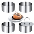 thumbnail image 1 of High-quality Material Mousse Mould, Food Grade Stainless Steel Cake Mold Ring, Smooth Surface For Multi-purpose Use, Seamless Stainless Steel Baking Round Mould, Dishwasher Safe, 1 of 5