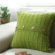 thumbnail image 1 of Funda de almohada de habitación con modelo textil, funda de almohada de punto de algodón, funda de almohada para el hogar suave con doble torsión, 1 of 6