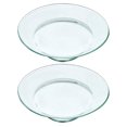 thumbnail image 3 of 2Pcs Replacement Wax Melt Warmer Dish Glass Dish Candle Warmer Plate for Scented Wax Aroma, 3 of 5