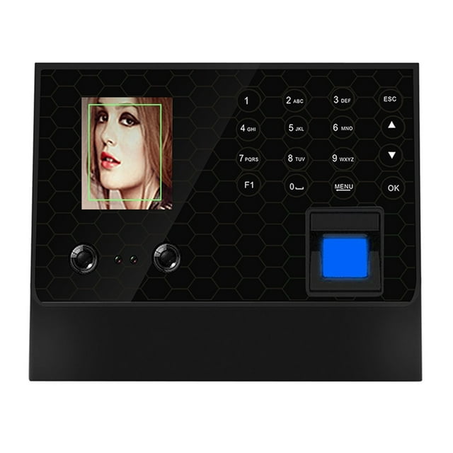Biometric Face & Fingerprint Time Attendance System Clock Recorder TCP/IP Employee Recognition Digital Electronic Reader Machine ,Easy to Use