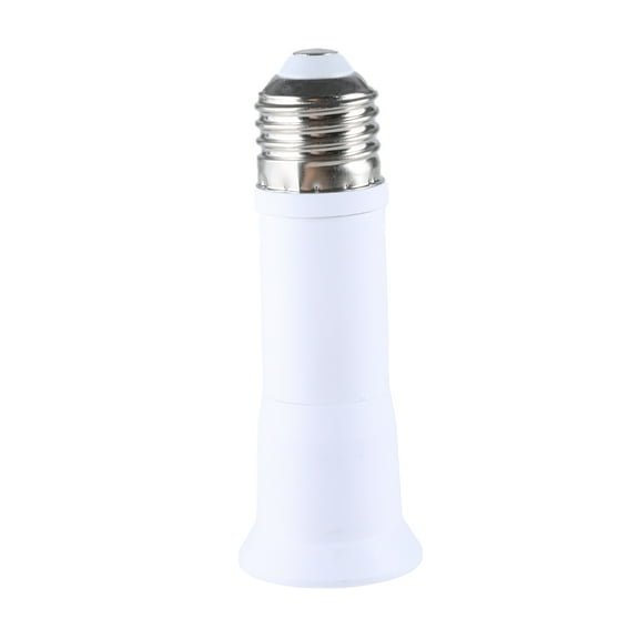 BQBQERT Adjustable E27 to E27 Lamp Bulb Socket Extension, 11-13.50cm Extendable Adapter, Heats for Home Light