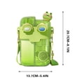 thumbnail image 3 of KOYPTL Cute Water Bottle 26oz Kawaii Water Bottle Funny Bear Water Bottles with Straw and Strap Dual Compartments Leak-proof Plastic Drinking Cup for Sport Travel, 3 of 6