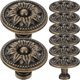 thumbnail image 1 of 8 pcs Round Cabinet Knobs European Style Vintage Drawer Knob Dresser Knob for Home, 1 of 2