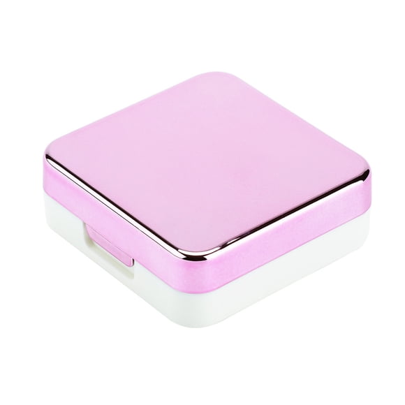 Estuche para Lentes de Contacto de Viaje Tenedor de Contenedor de Caja de Almacenamiento de Lentes de Contacto Reflectantes Redondos Portátiles ANGGREK Otros