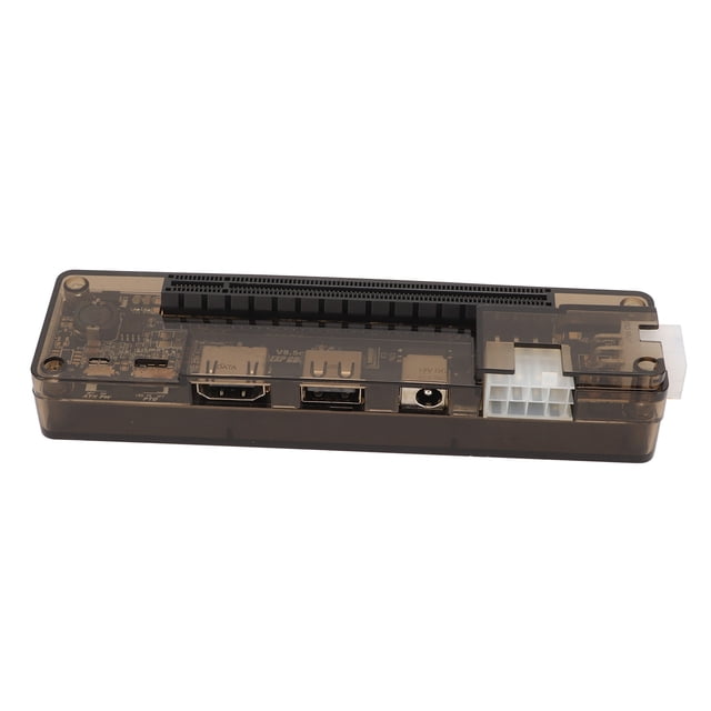 Laptop External Independent Video Card Dock, 6Pin 8Pin Output Expresscard Mini PCIE Laptop External Video Card Dock PCIE X16 For Office