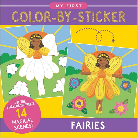 My First Color-By-Sticker Book - Fairies, (Paperback)