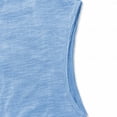 thumbnail image 4 of LEKWK Mens Tank Top Linen Lightweight Crew Neck Casual Muscle Shirts Breathable Loose Fit Comfy Solid Summer Tops Fashion Beach Vacation Daily Outfits, 4 of 7
