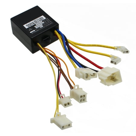24V Control Module with 7 Connectors for Razor E100(V10+), E125 (V10+), E150 (v1+), E175 (V18+) , eSpark(V41+), Trikke E2(V1+) Models, Replace PN: ZK2400-DP-LD-ROHS,