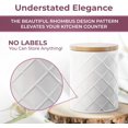 thumbnail image 4 of White Canister Sets for Kitchen Counter, Kitchen Canisters Set of 4, Airtight Countertop Flour and Sugar Containers, Coffee and Tea Storage, Modern Farmhouse Kitchen Decor, Metal, 4 of 4
