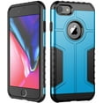 thumbnail image 1 of JETech Étui pour iPhone 8 et iPhone 7, Housse de Protection à Double Couche avec Absorption des Chocs, Bleu, 1 of 6