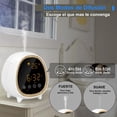 thumbnail image 3 of Difusor WiFi de ACEITES Esenciales Zinker 200 ml con RELOJ DESPERTADOR y MEDIDOR de TEMPERATURA, 3 of 9