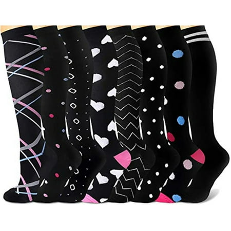 

Socks Clearance Uni 8 Pairs Socks Brede Kalf Compressie Sports Socks Multicolor Y11