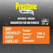 (2 pack) Prestone Dex-Cool Anitfreeze/Coolant Concentrate, 1gal