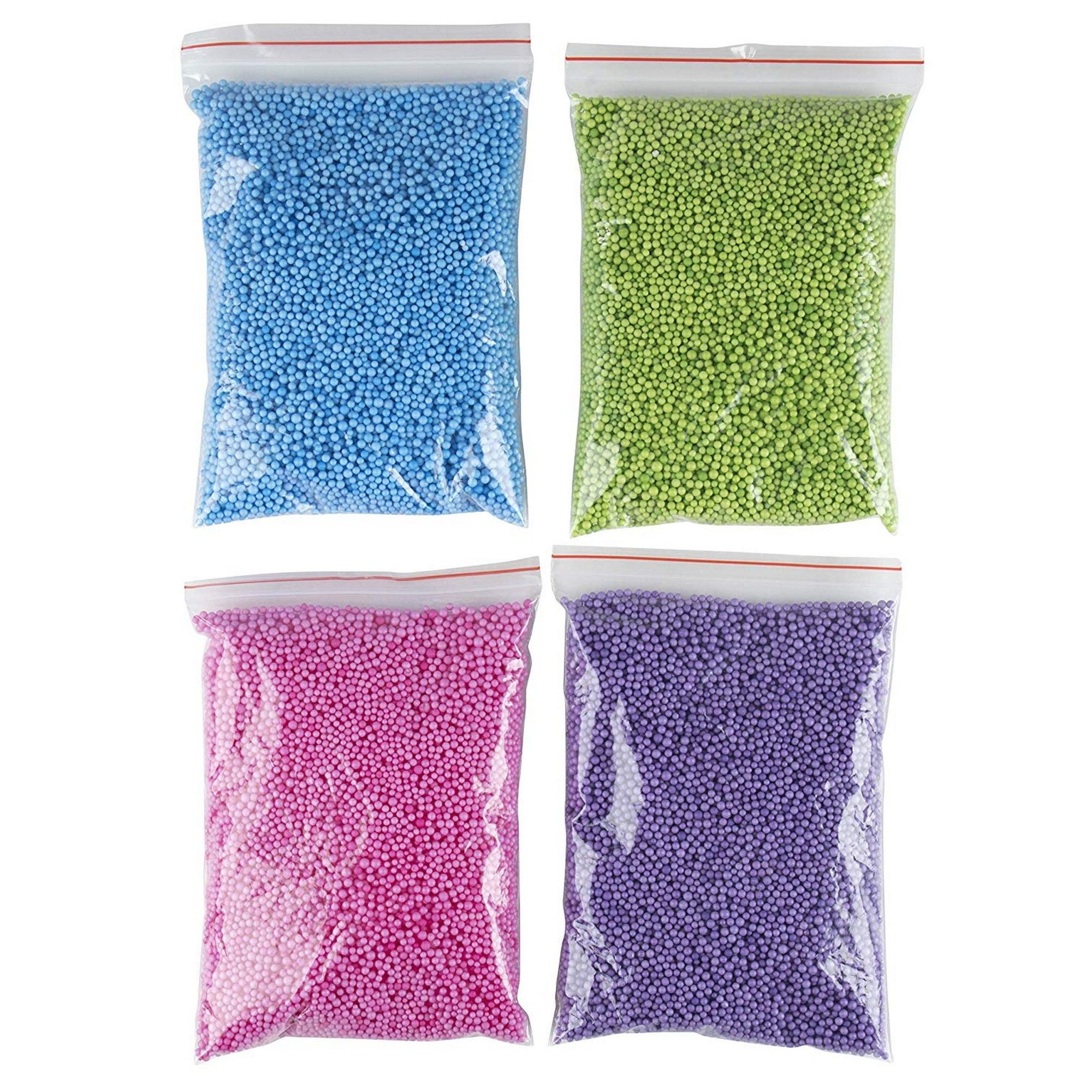 Foam Beads for Slime 90,000Piece Slime Beads, 0.08Inch Micro Foam