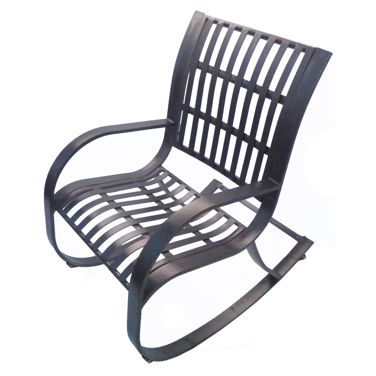 Oakland Living Noble Wrought Iron Patio Rocking Chair