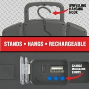 Bell + Howell Bionic Rechargeable Work Light Multidirectional 750 Lumens Garage Camping Light