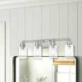30.91" 4Light Bathroom Light Fixtures Over Mirrors Brushed Nickel