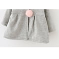thumbnail image 5 of 0-6Y Cute Baby Kids Girls Coats Fall Winter Cloak Button Jacket Clothes Baby Outwear Clothes, 5 of 8