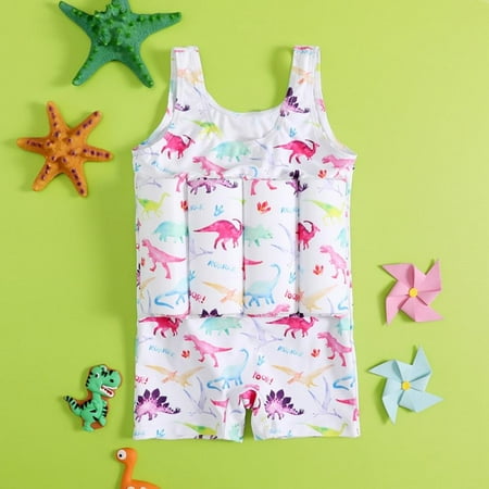 

BULLPIANO Toddler Floating Swimsuit Boys Girls Float Suit Floating Swimsuit One Piece Rashguard Swimsuit Kids Summer Beach Bathing Suit