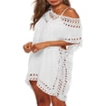 thumbnail image 3 of Paréo de Maillot de Bain pour Femmes, Robe de Plage Ajourée, Couvre-Maillot de Bikini, 3 of 5
