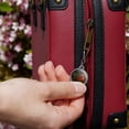 thumbnail image 3 of Northern Cardinal Red Pine Perch Jacket Handbag Purse Luggage Backpack Zipper Pull Charm, 3 of 5
