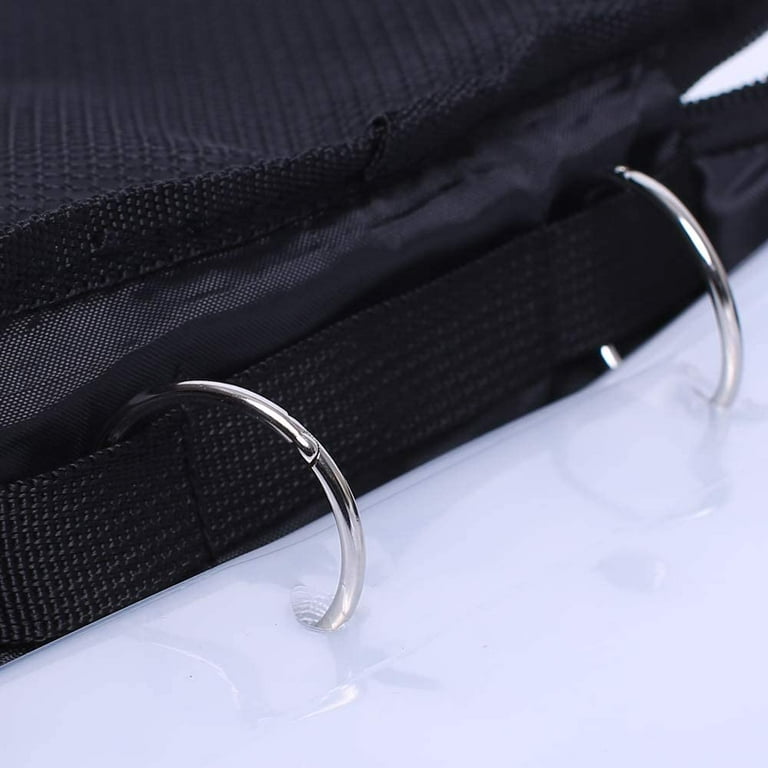 Kylebooker Soft Plastic Bait Storage Binders Organizer Saltwater Fishing  Lure Leader Wallet Tackle Binder Bag (Black)